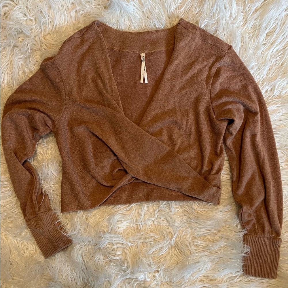 Beautiful twist front sweater from Anthropologie